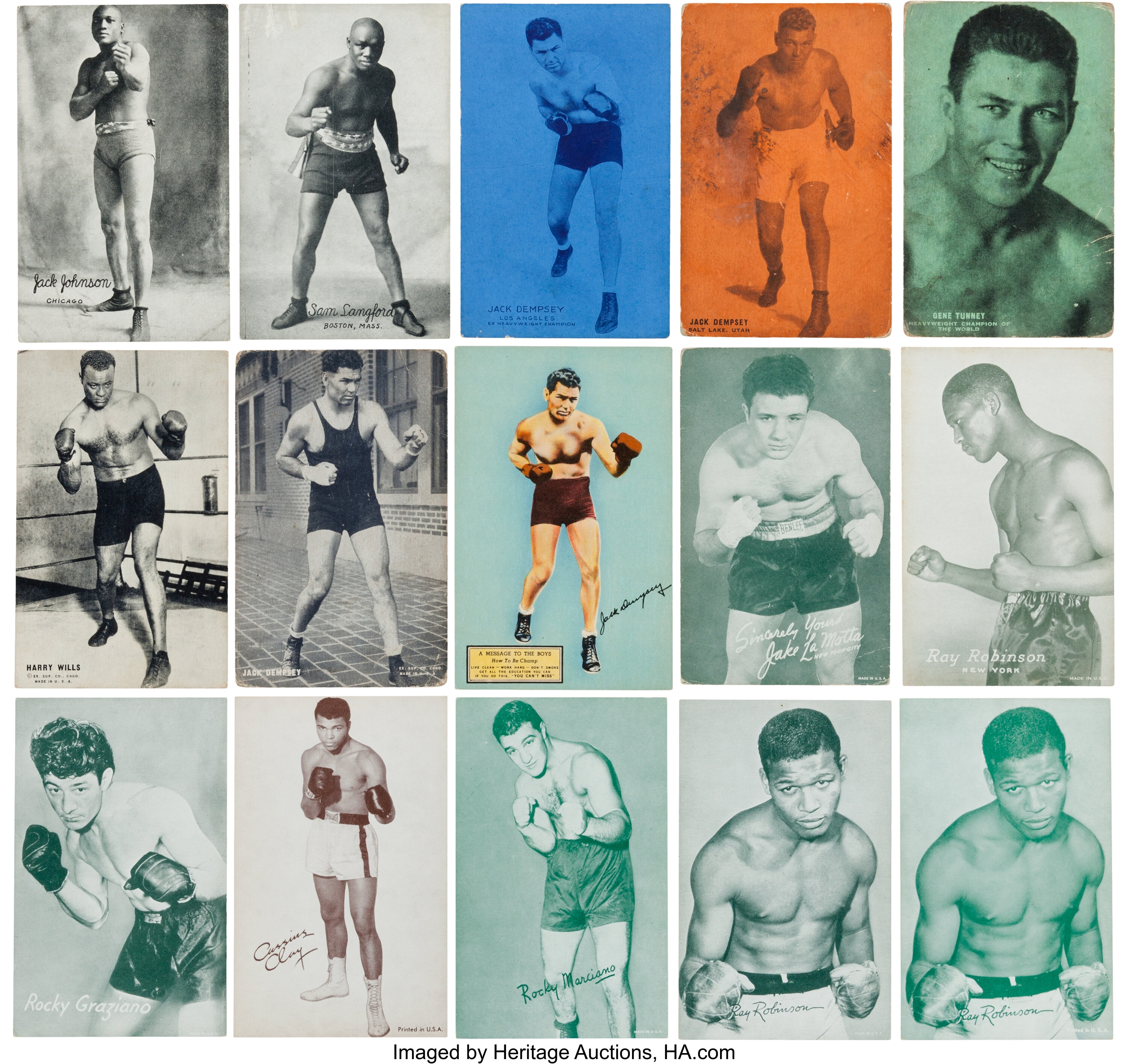 Bid Gallery, TUCSON Authentic Graded Collectible Boxing Cards Auction  <font color=00ccff> Tuesday 7:00 PM 6/13/23 </font> ID: 7143 (TUC)