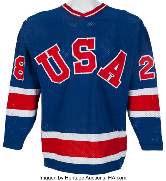 Game-worn Olympic hockey jersey auction now open