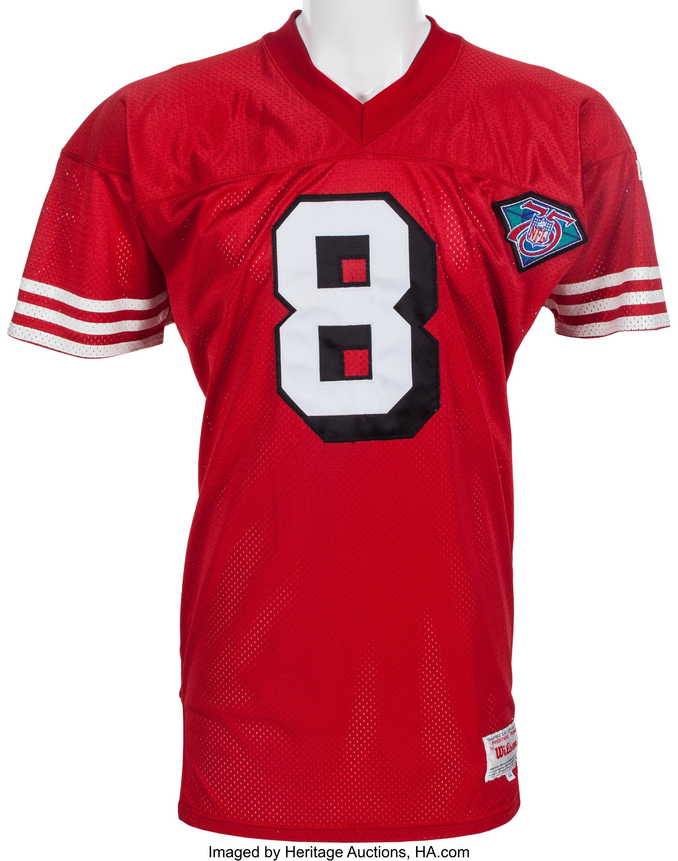 1994 Steve Young Game Worn San Francisco 49ers Jersey With Team | Lot ...