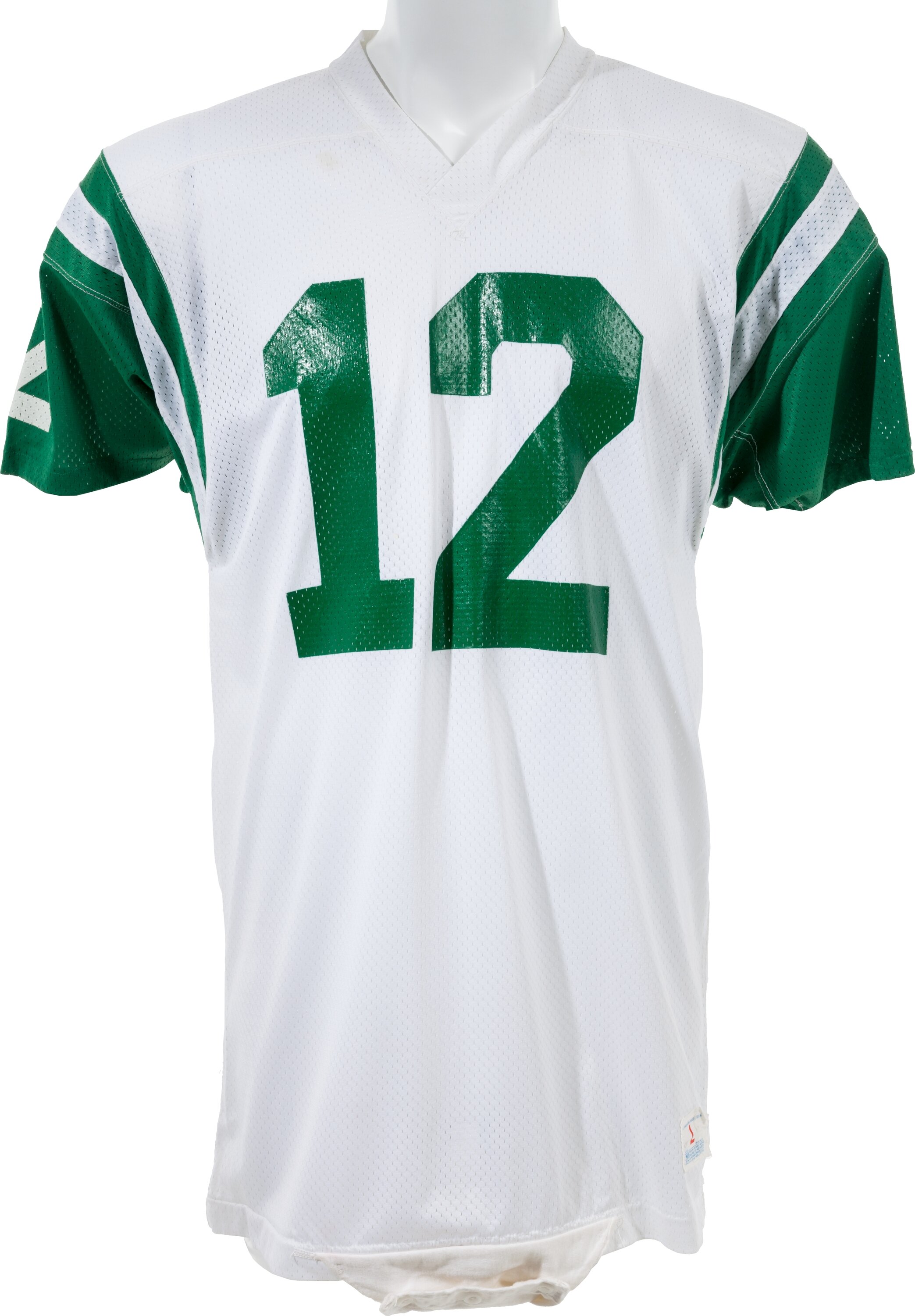 Lot Detail - 1974-75 Joe Namath Game Used New York Jets Road Jersey (MEARS  A-7)