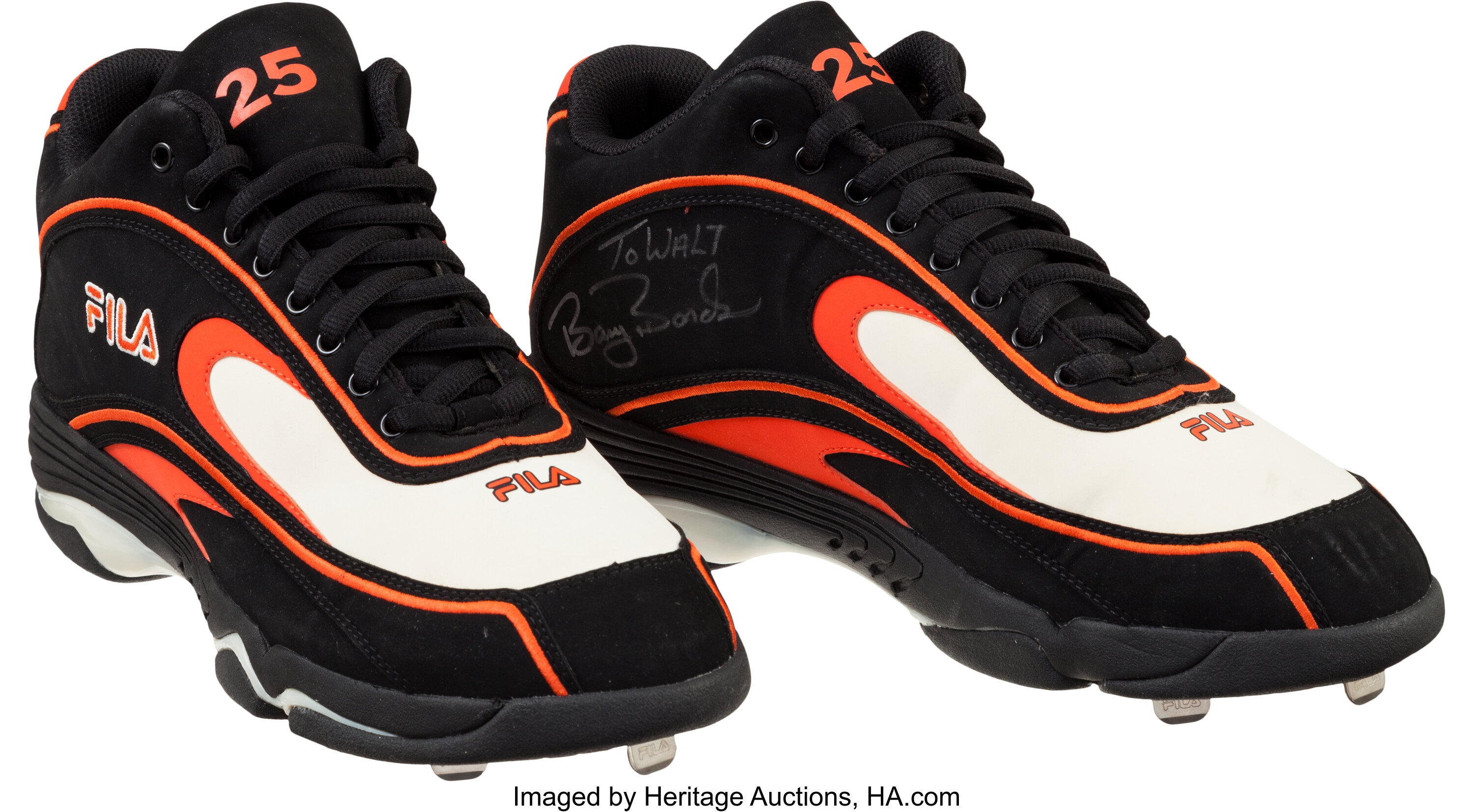 Barry Bonds Game Used Signed Cleats w/Bonds COA - Memorabilia Expert