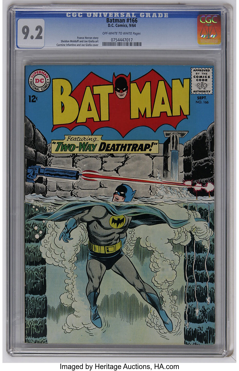 Batman #166 (DC, 1964) CGC NM Off-white to white pages. | Lot #16138 |  Heritage Auctions