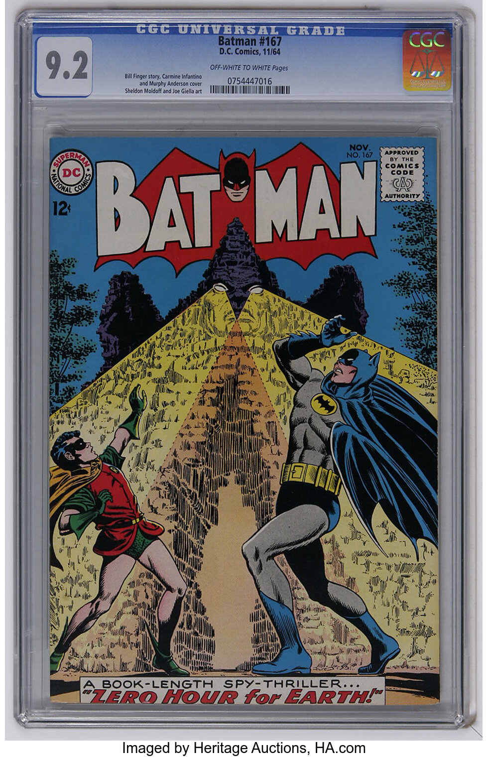 Batman #167 (DC, 1964) CGC NM Off-white to white pages. | Lot #16139 |  Heritage Auctions