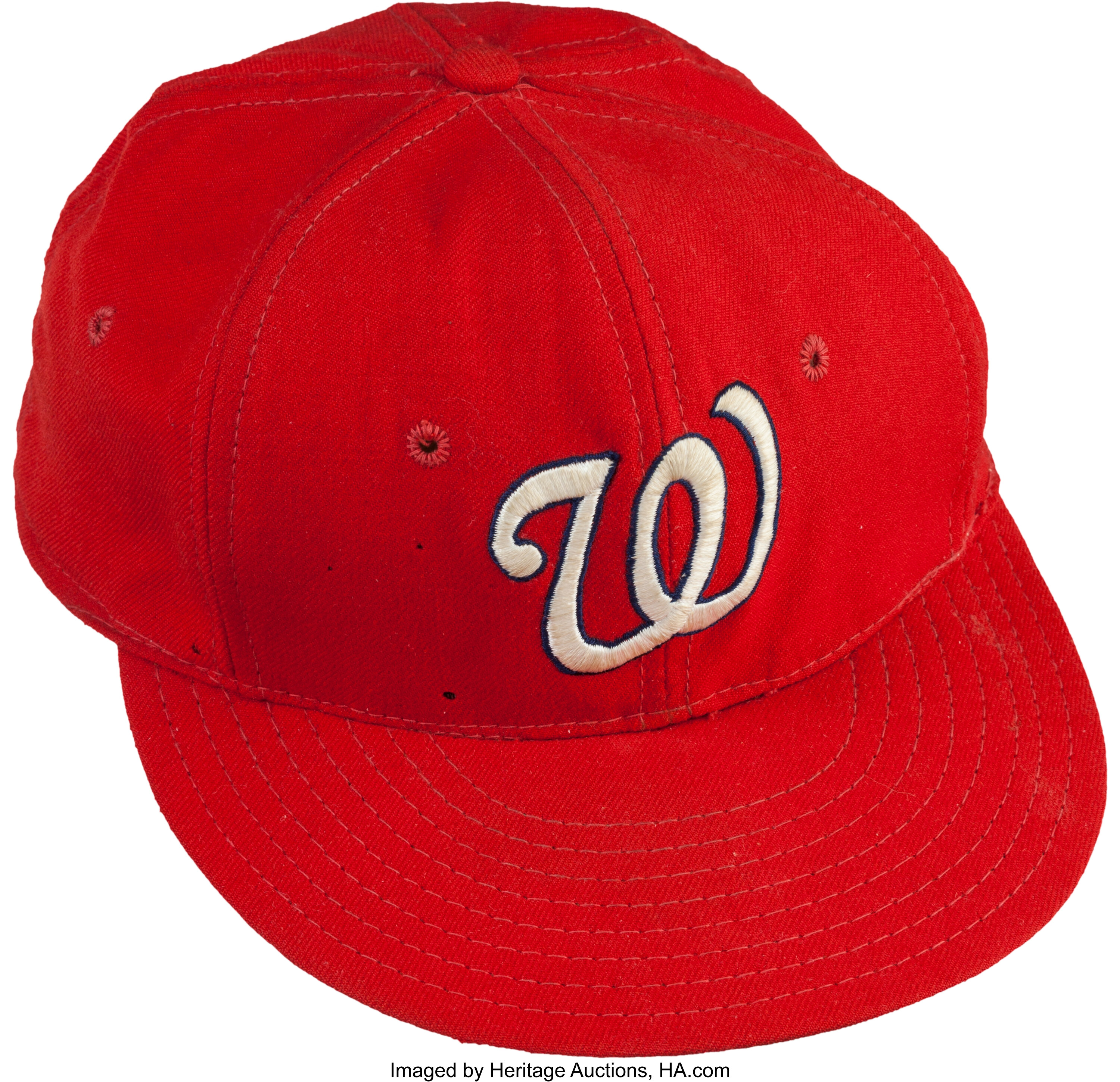 1970 Ted Williams Game Worn Washington Senators Cap.... Baseball