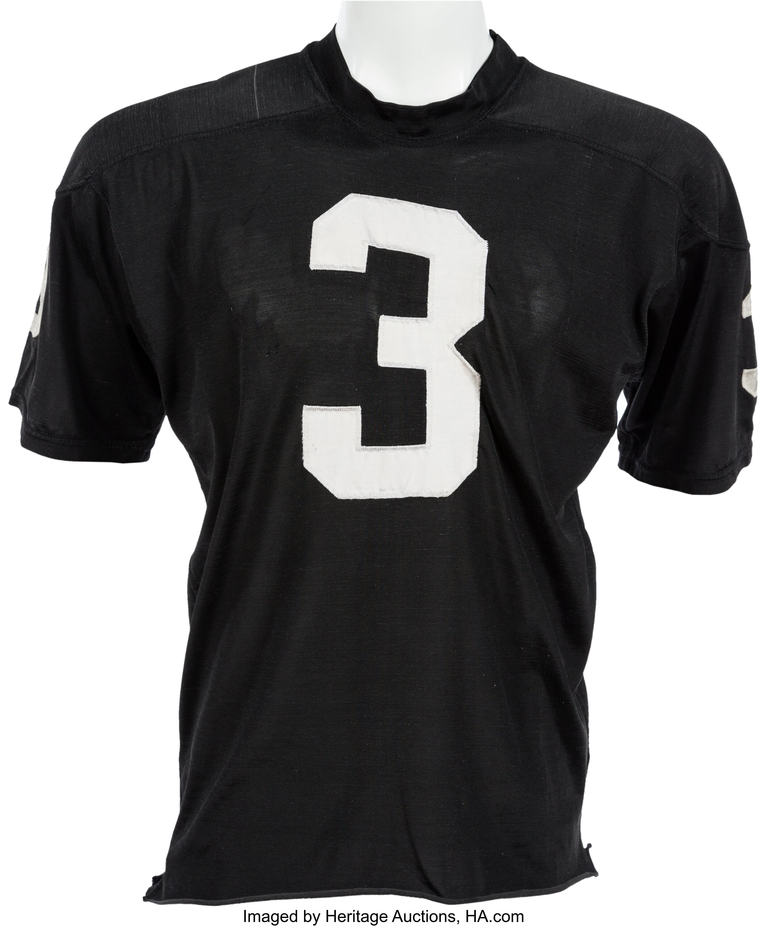 DARYLE LAMONICA CUSTOM OAKLAND RAIDERS W JERSEY