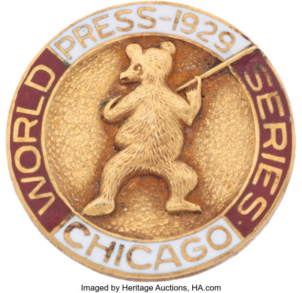 1907 World Series Commemorative Pin - Cubs vs. Tigers