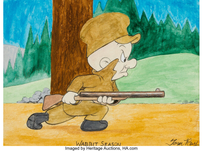 elmer fudd were hunting wabbits