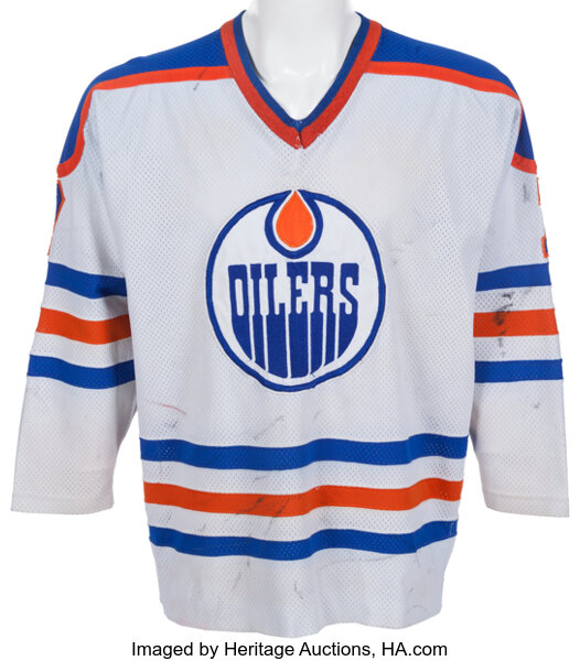 Edmonton Oilers 1980-81 jersey artwork, This is a highly de…