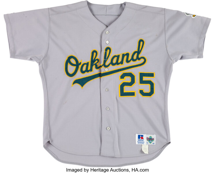 Lot Detail - 1996 Mark McGwire Oakland Athletics Home Jersey
