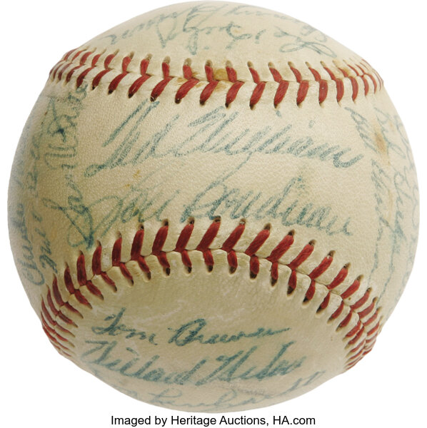 Sold at Auction: Fine 1954 Ted Williams Boston Red Sox