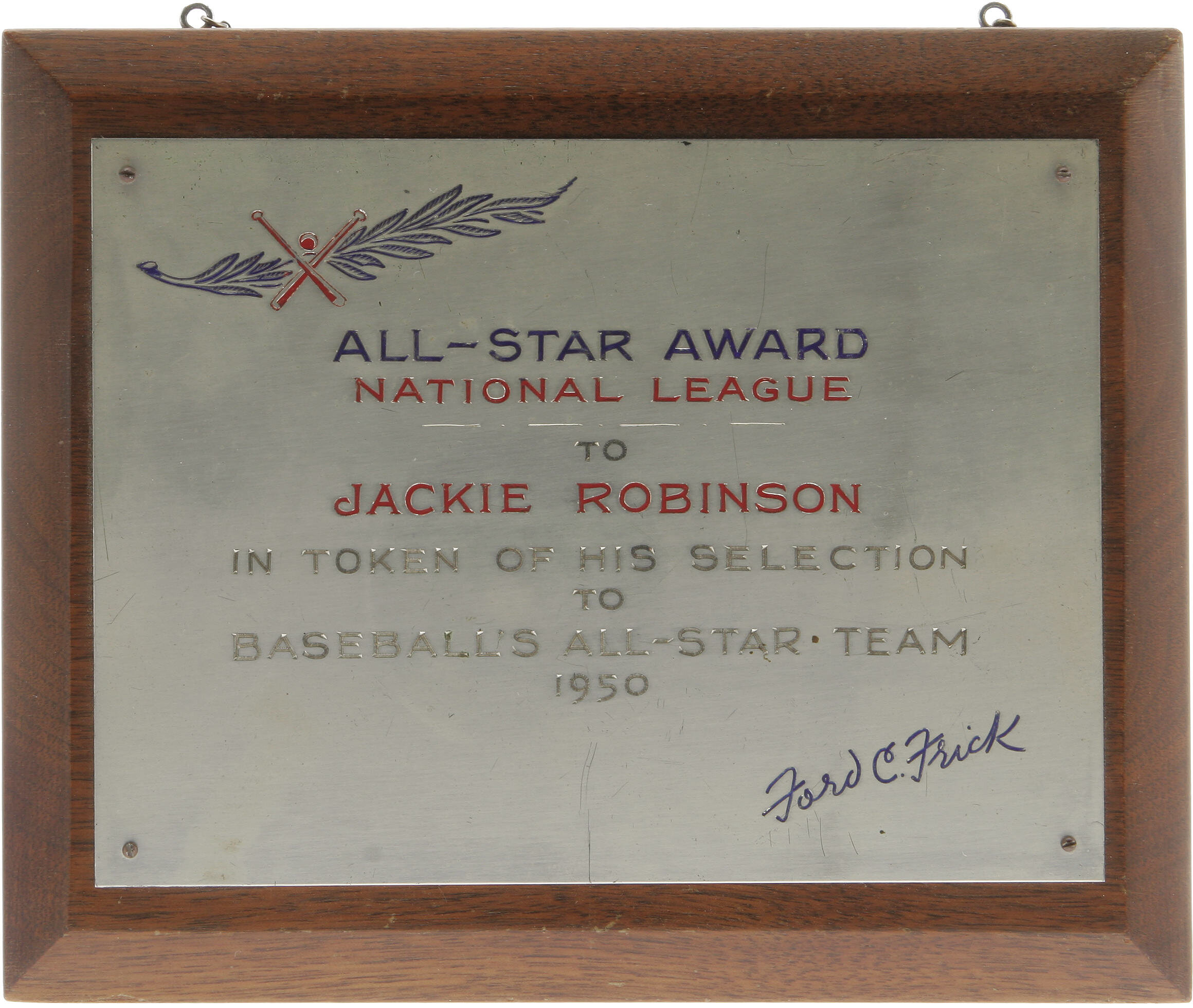 Lot Detail - JACKIE ROBINSON 1950 ALL-STAR GAME PROFESSIONAL MODEL