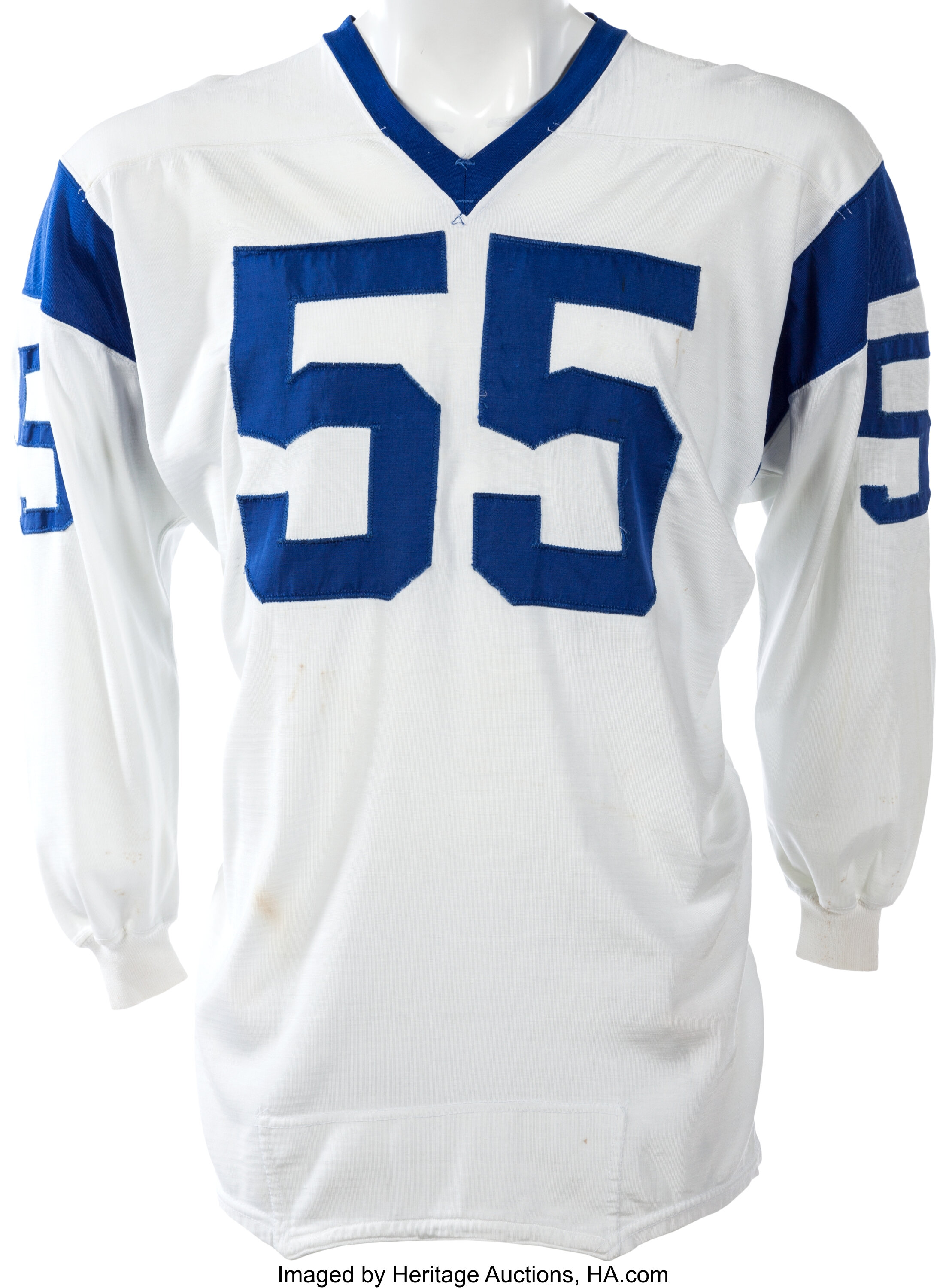 1970 Maxie Baughn Game Worn Los Angeles Rams Jersey. Football