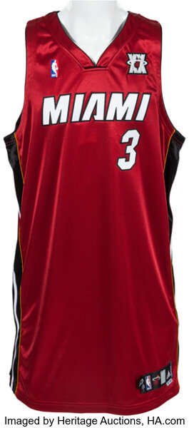 Dwyane Wade Hall of Fame Autographed Jersey - Red — Celebrity Sports Academy