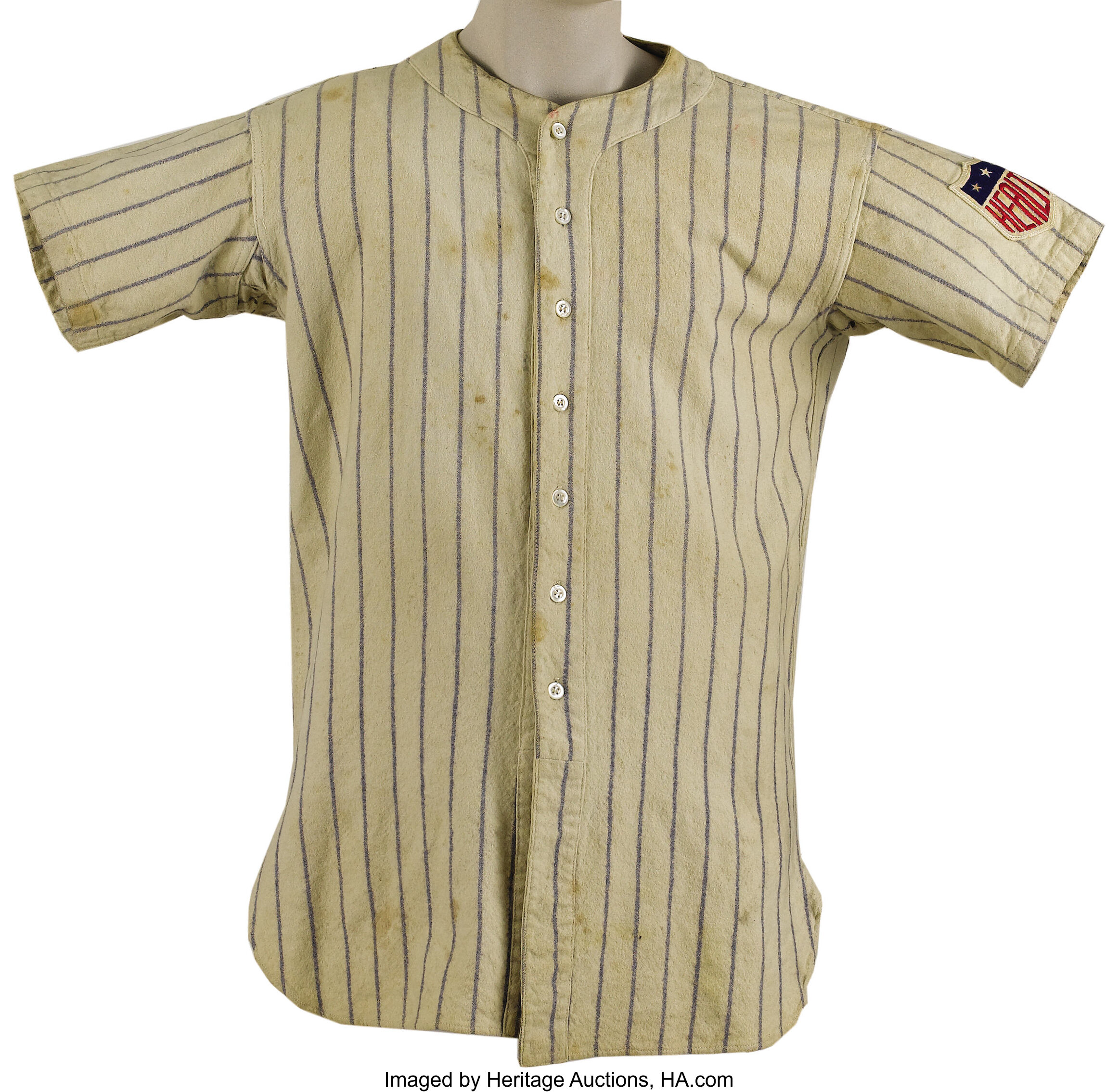 1942 Phil Rizzuto Game Worn Jersey with Health Patch. Worth a