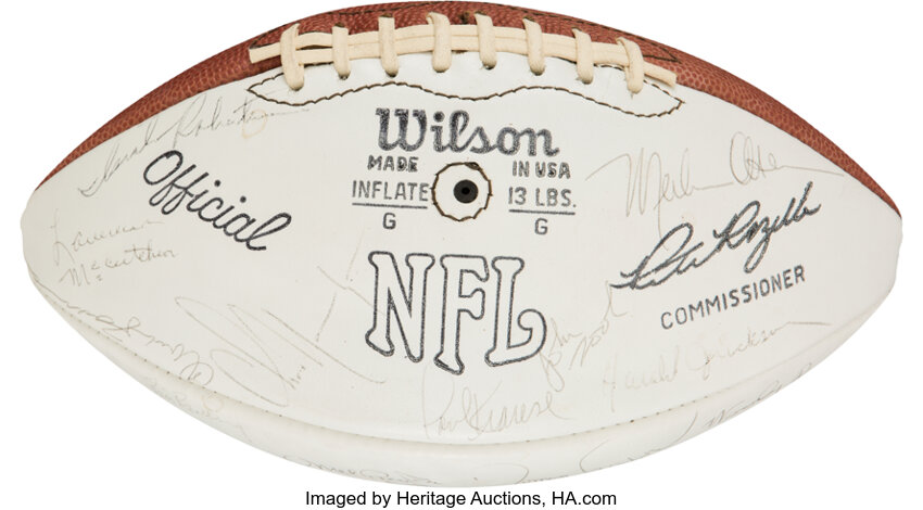 Lot Detail - 1969 Washington Redskins Team Signed Football