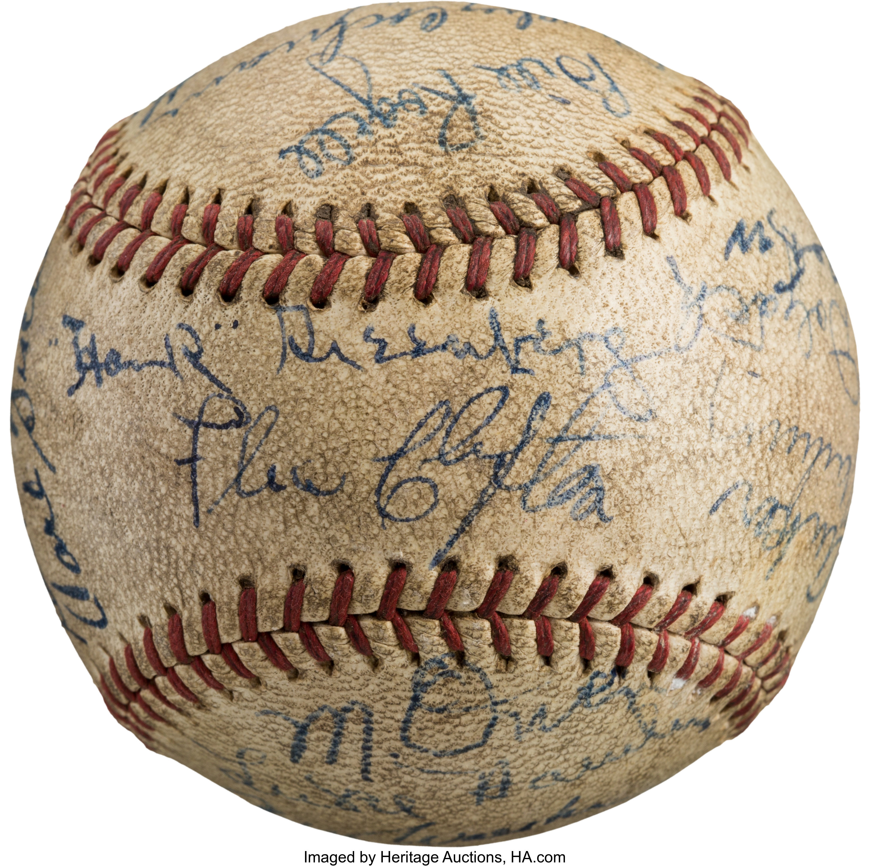 Charlie Gehringer New York Yankees Signed Baseball PSA/DNA