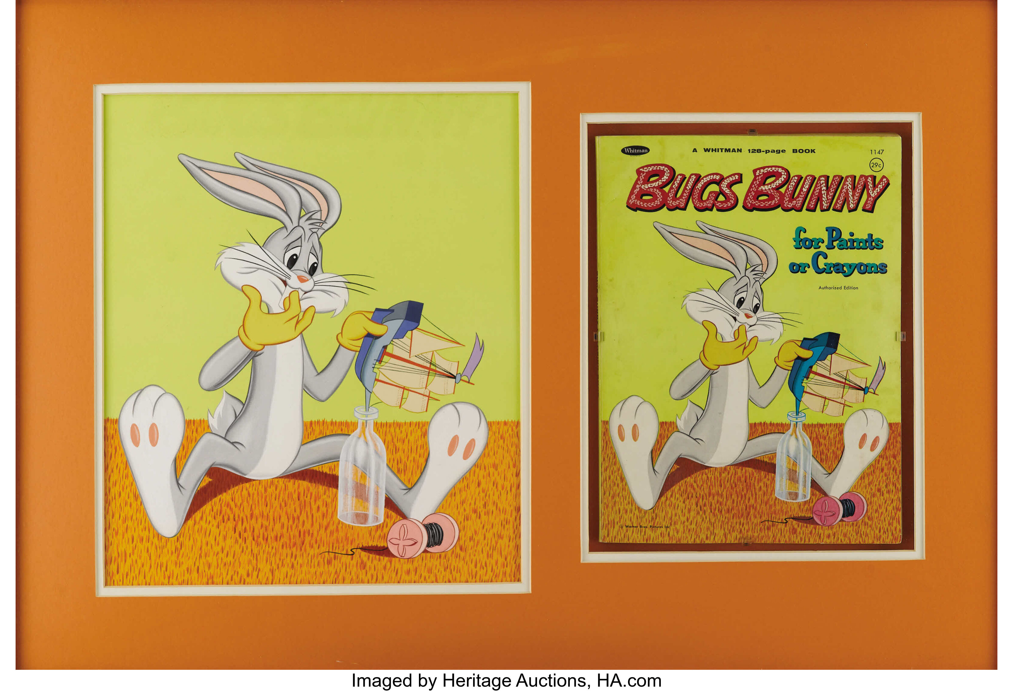 AMERICAN ILLUSTRATOR (20th Century) . Bugs Bunny, c. 1965 . Gouache ...