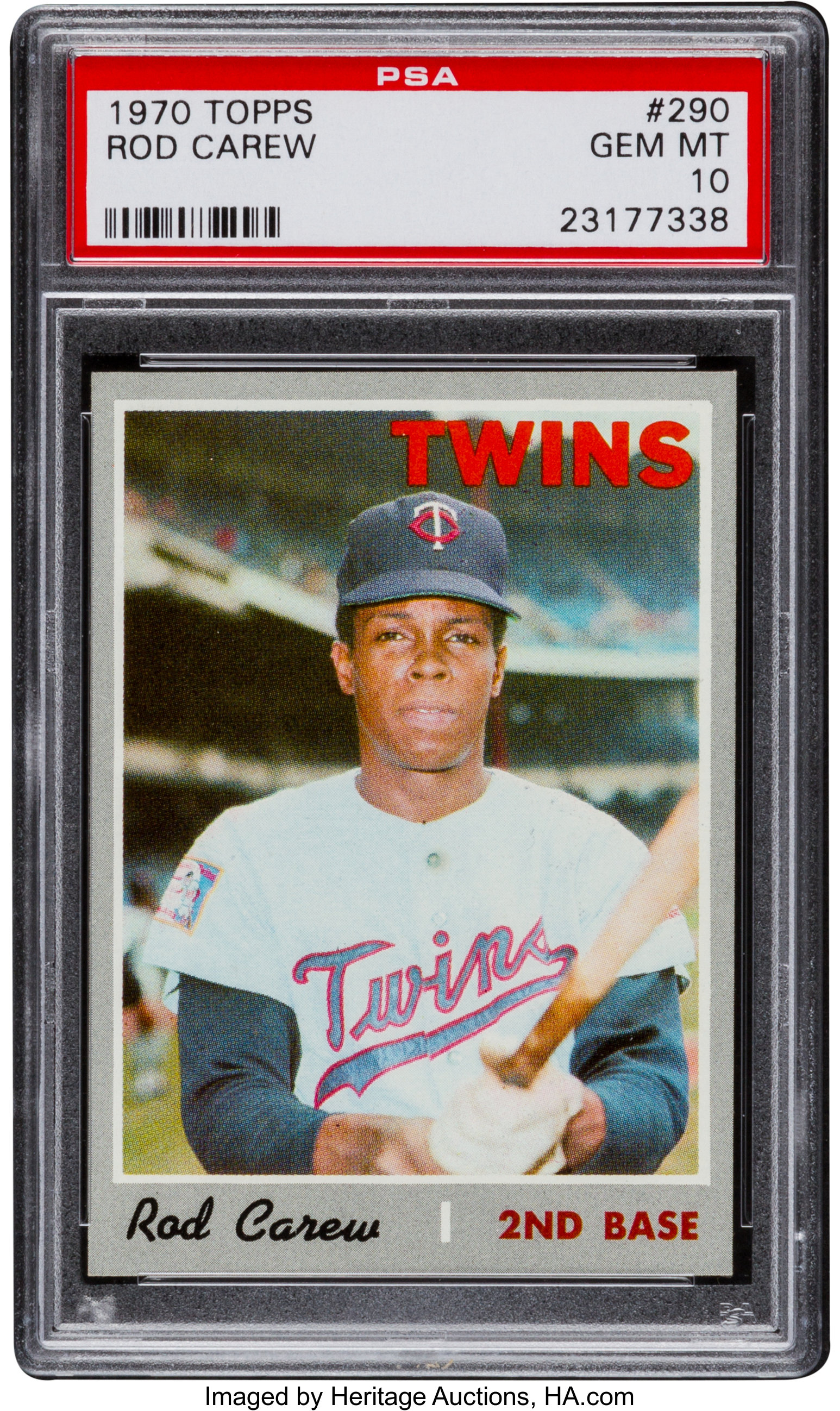 Sold at Auction: 1970 Topps Baseball Card #290 Rod Carew Twins