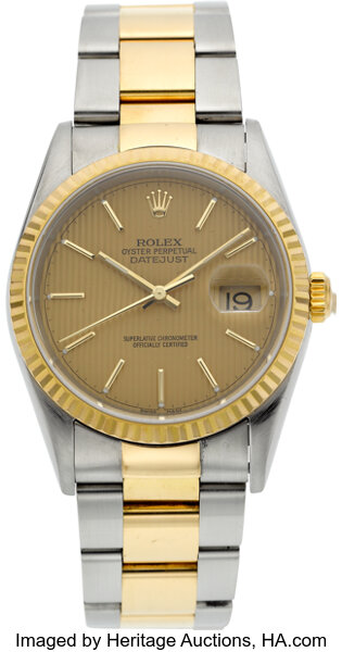 Rolex Ref. 16233 Gent s Two Tone Oyster Perpetual Datejust circa