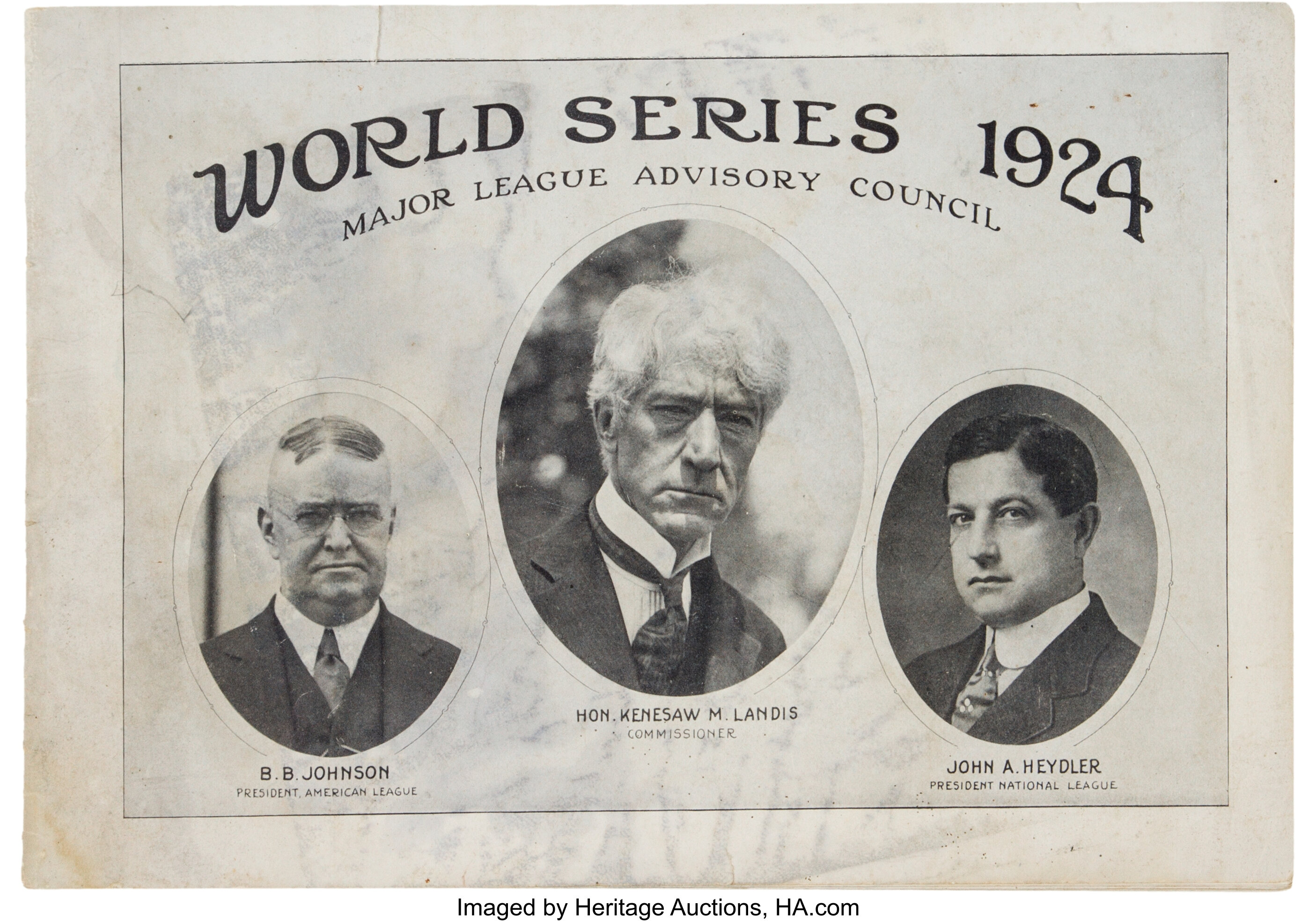 This Date in Washington Senators History – 1924 World Series flag