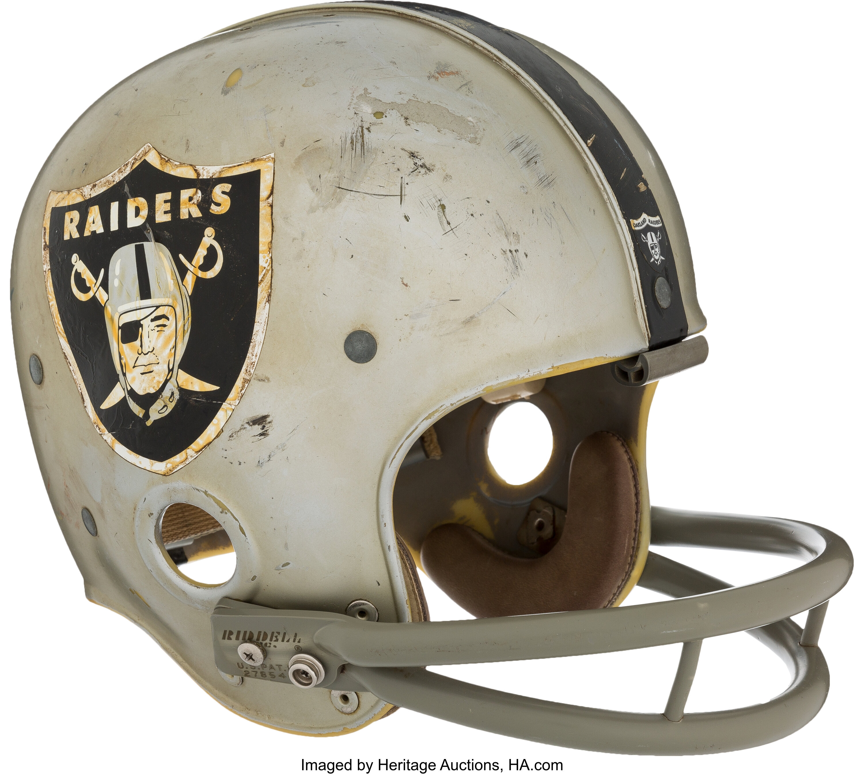 1968-69 Daryle Lamonica Game Used Oakland Raiders Helmet 