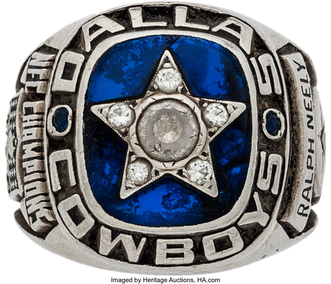 1971 Dallas Cowboys Super Bowl Championship Ring. Football, Lot #82250