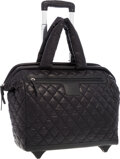 CHANEL Carry Bag Cococoon Trolley bag Nylon/leather Black unisex