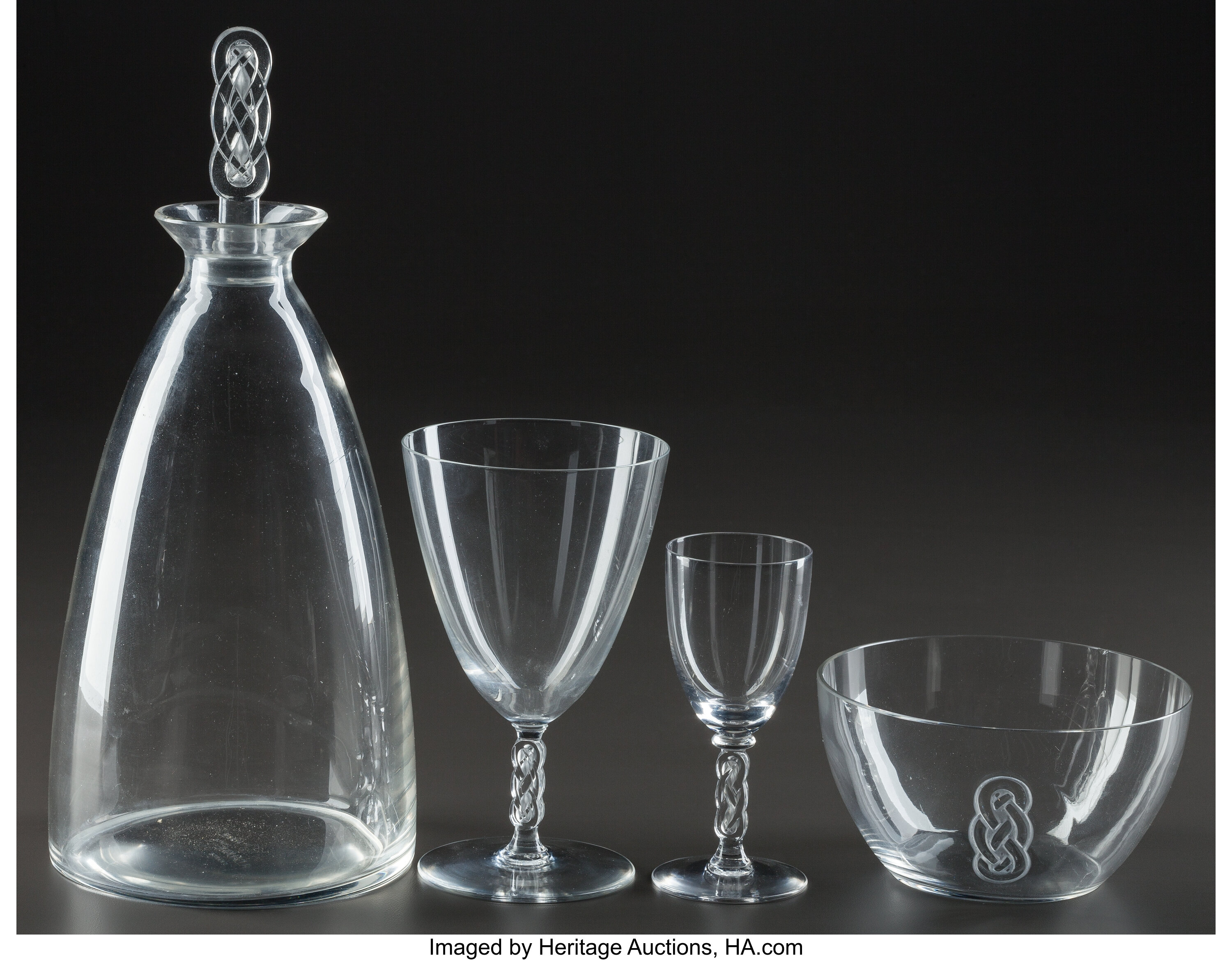 Sold at Auction: Rene Lalique, RENE LALIQUE BERGER LAMPE ARTICHAUT