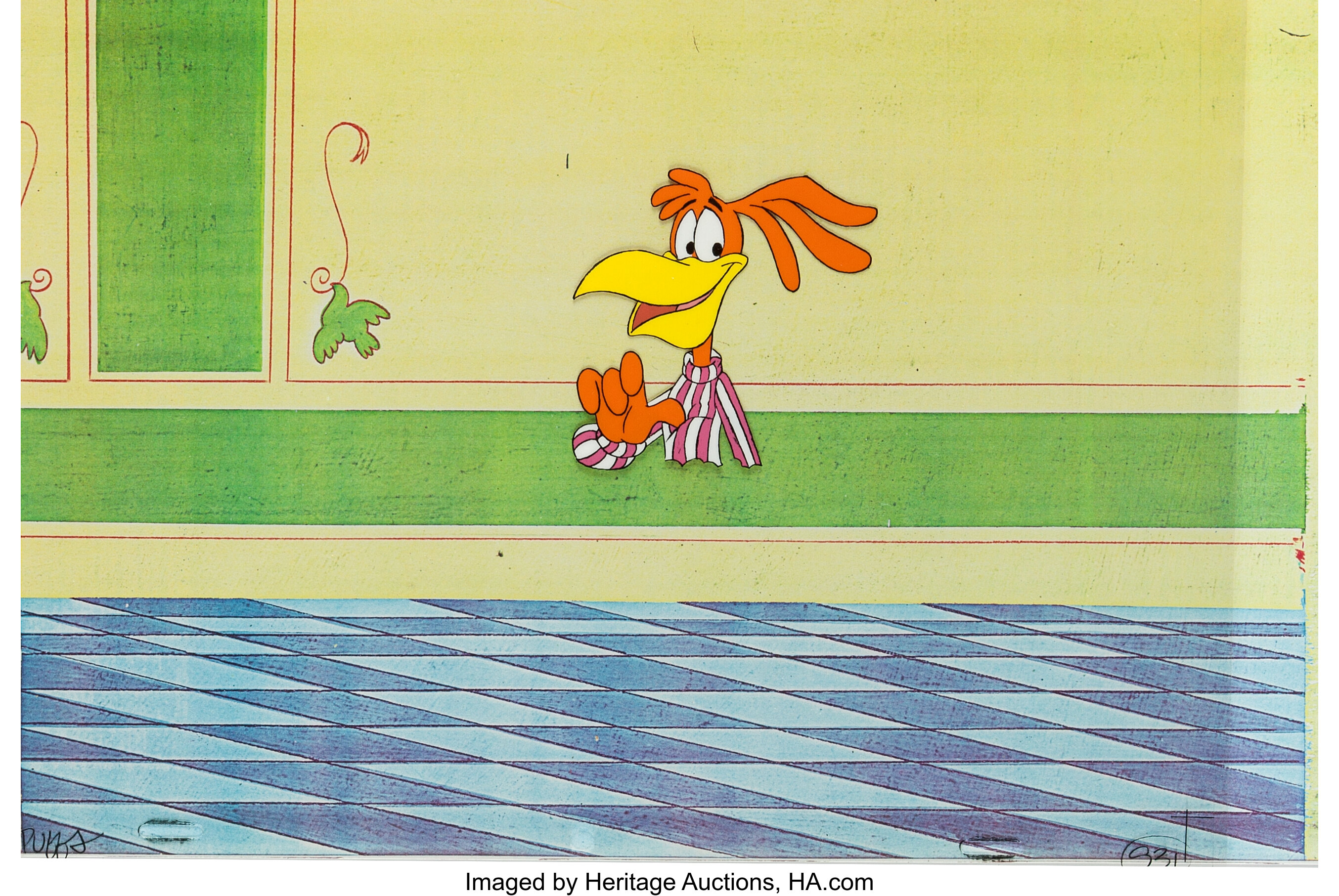 Cocoa Puffs Cereal Sonny the Cuckoo Bird Production Cel Animation, Lot  #13099