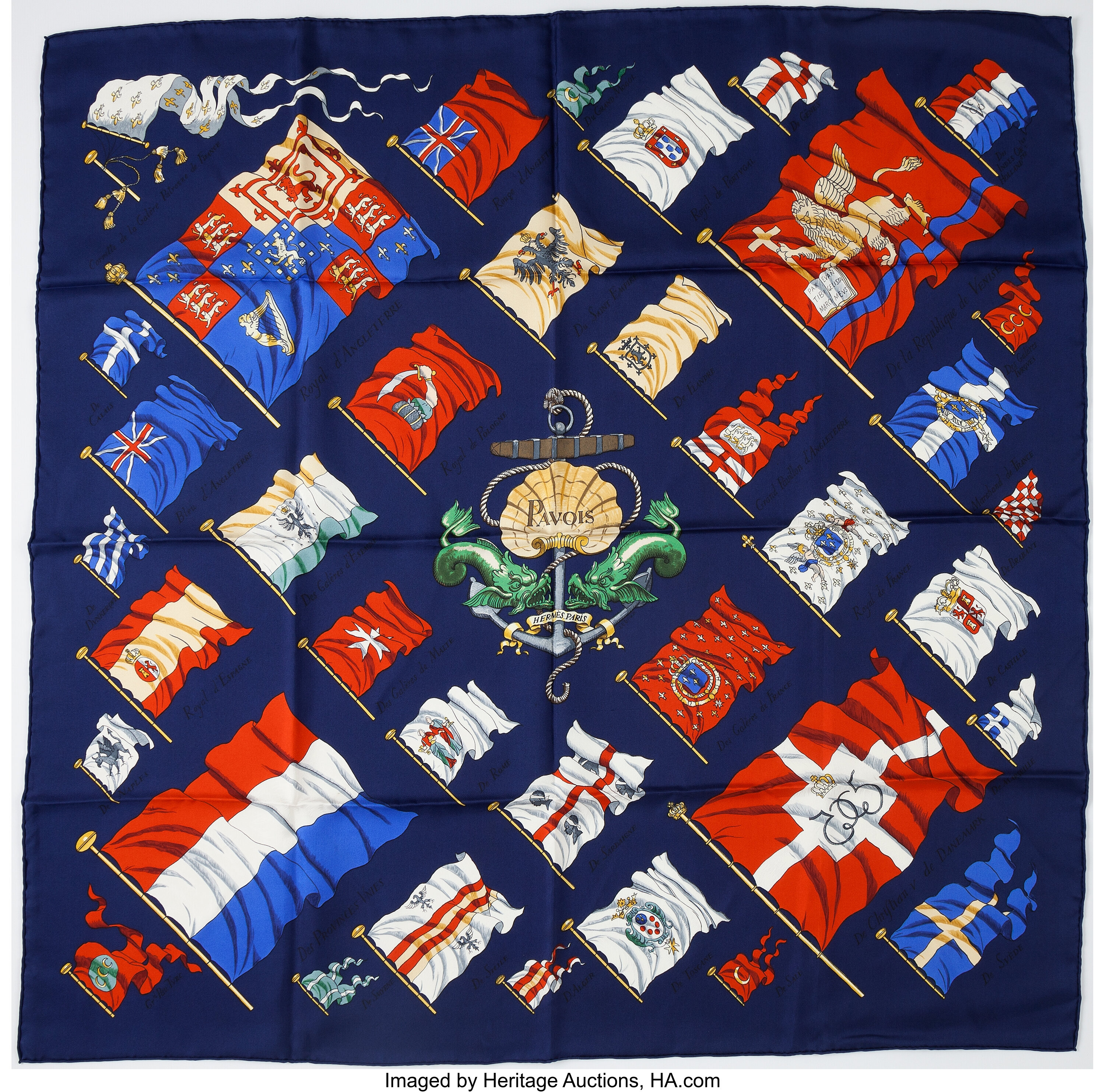 Lot 58 - Hermes 'Lvdovicvs Magnvs' Silk Scarf