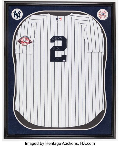 Derek Jeter Signed & Inscribed Jersey