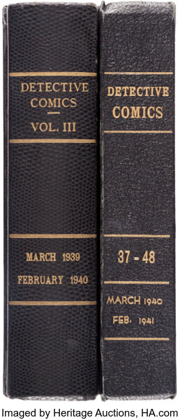 Golden Age (1938-1955):Adventure, Detective Comics #25-48 Bound Volumes Group of 2 (DC, 1939-41).... (Total: 2 Comic Books)