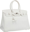 Hermes Limited Edition 35cm Gris Tourterelle, Moutarde & Sanguine, Lot  #58083