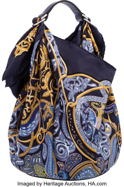 Hermès Toile Fourre-Tout MM - Blue Totes, Handbags - HER536070