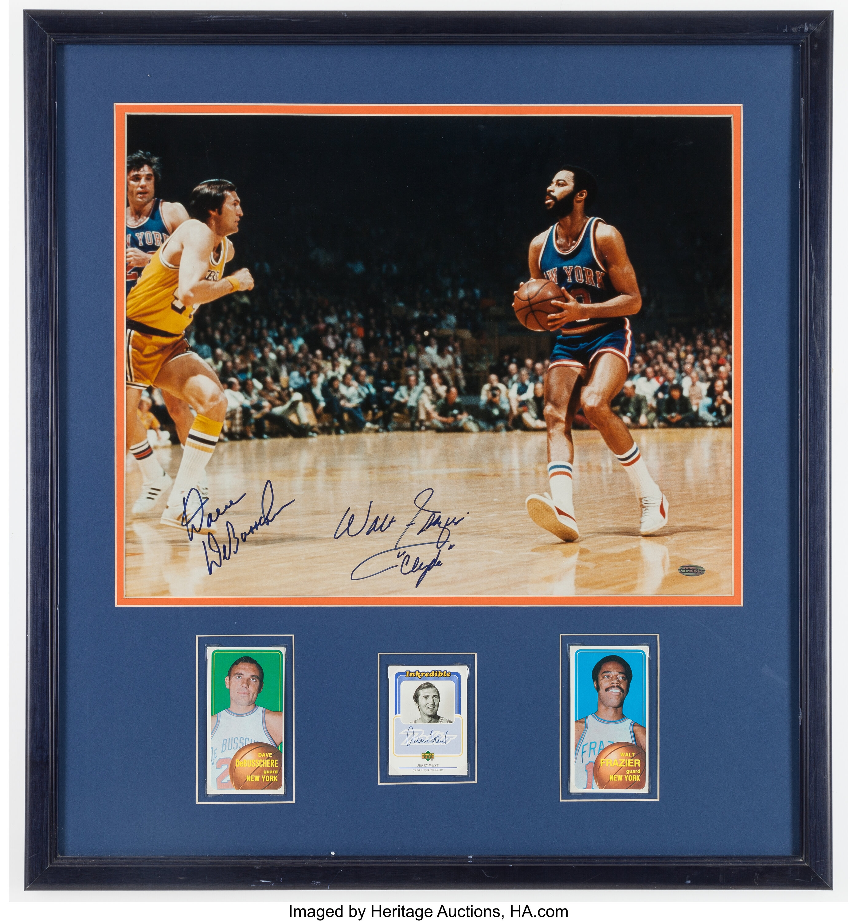 Sold at Auction: New York Knicks Walt Frazier signed photo