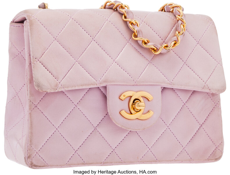 Chanel Pink Quilted Lambskin Leather Mini Single Flap Bag . Good | Lot  #58750 | Heritage Auctions