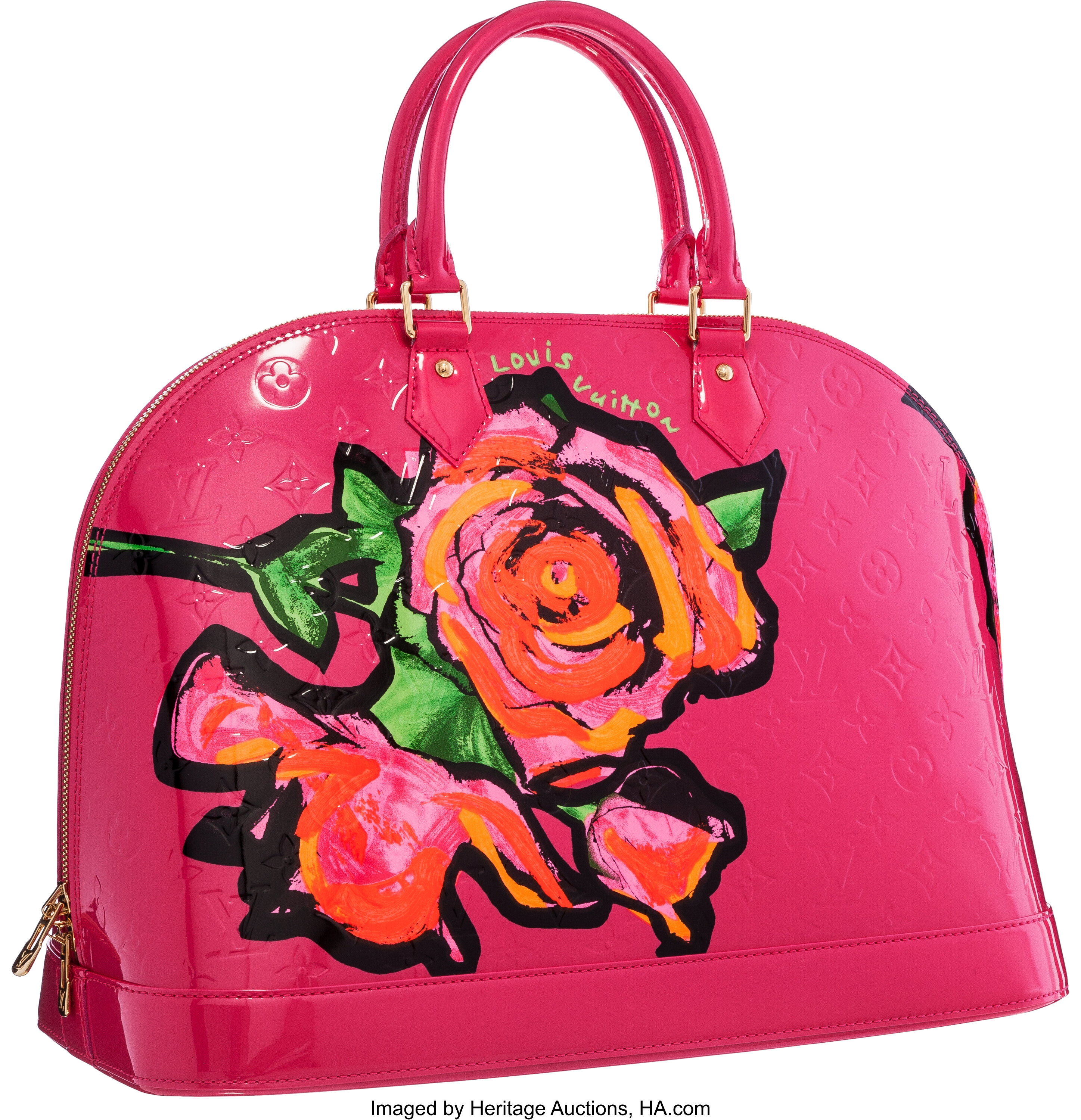 Louis Vuitton Limited Edition Fuchsia Stephen Sprouse Monogram