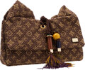 Louis Vuitton Ltd. Ed. Monogram & Ostrich Macha Waltz Bag rt. $3, 700
