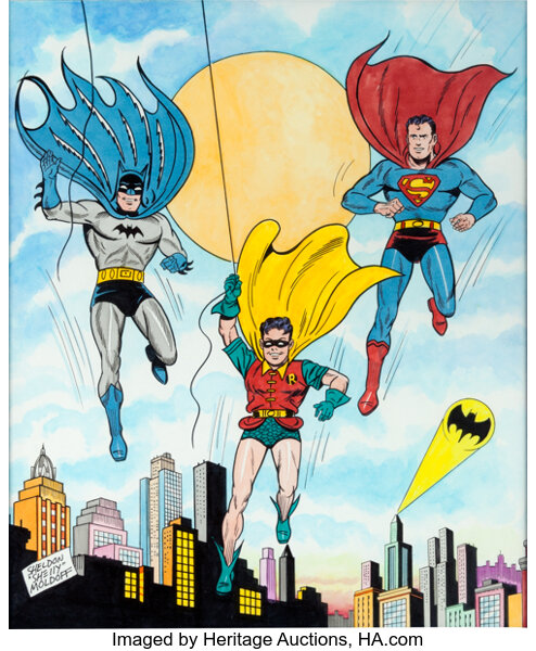 batman and robin comic drawings