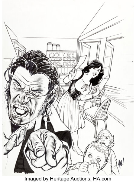 bigby wolf and snow white fan art