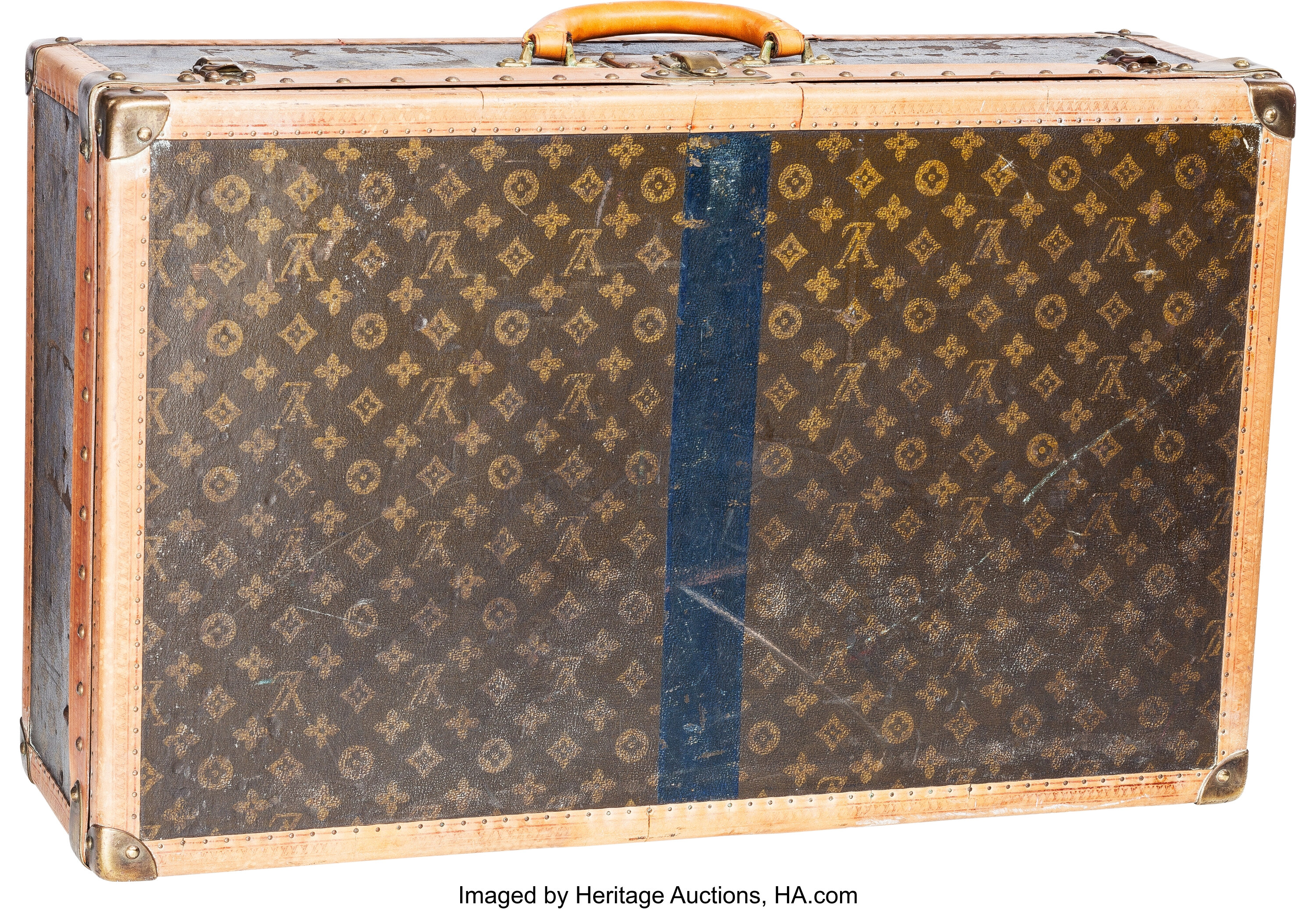 Sold at Auction: LOUIS VUITTON Alzer suitcase in monogram canvas