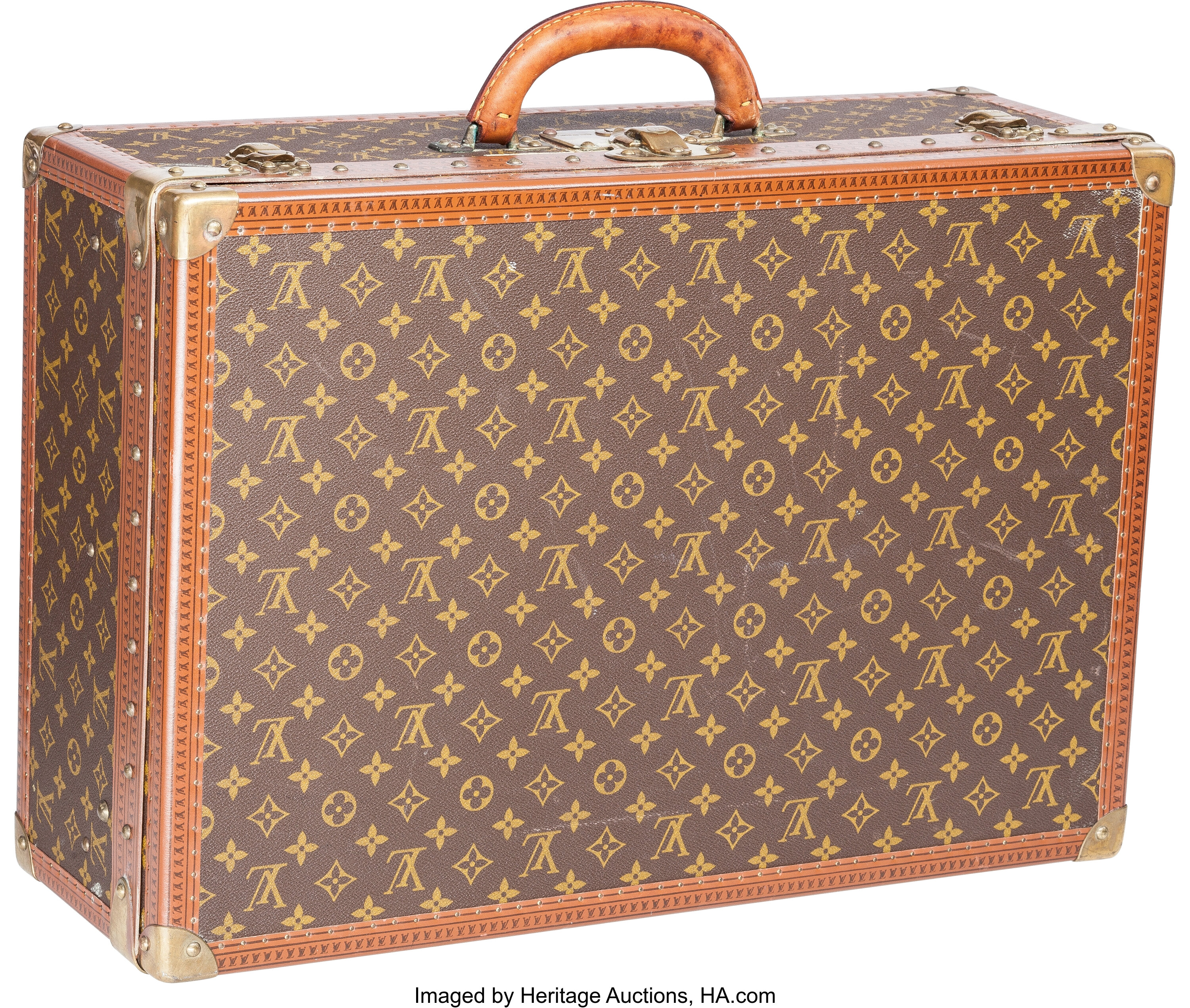 Sold at Auction: Louis Brown, Louis Vuitton Mini Lockit Nomade Bag