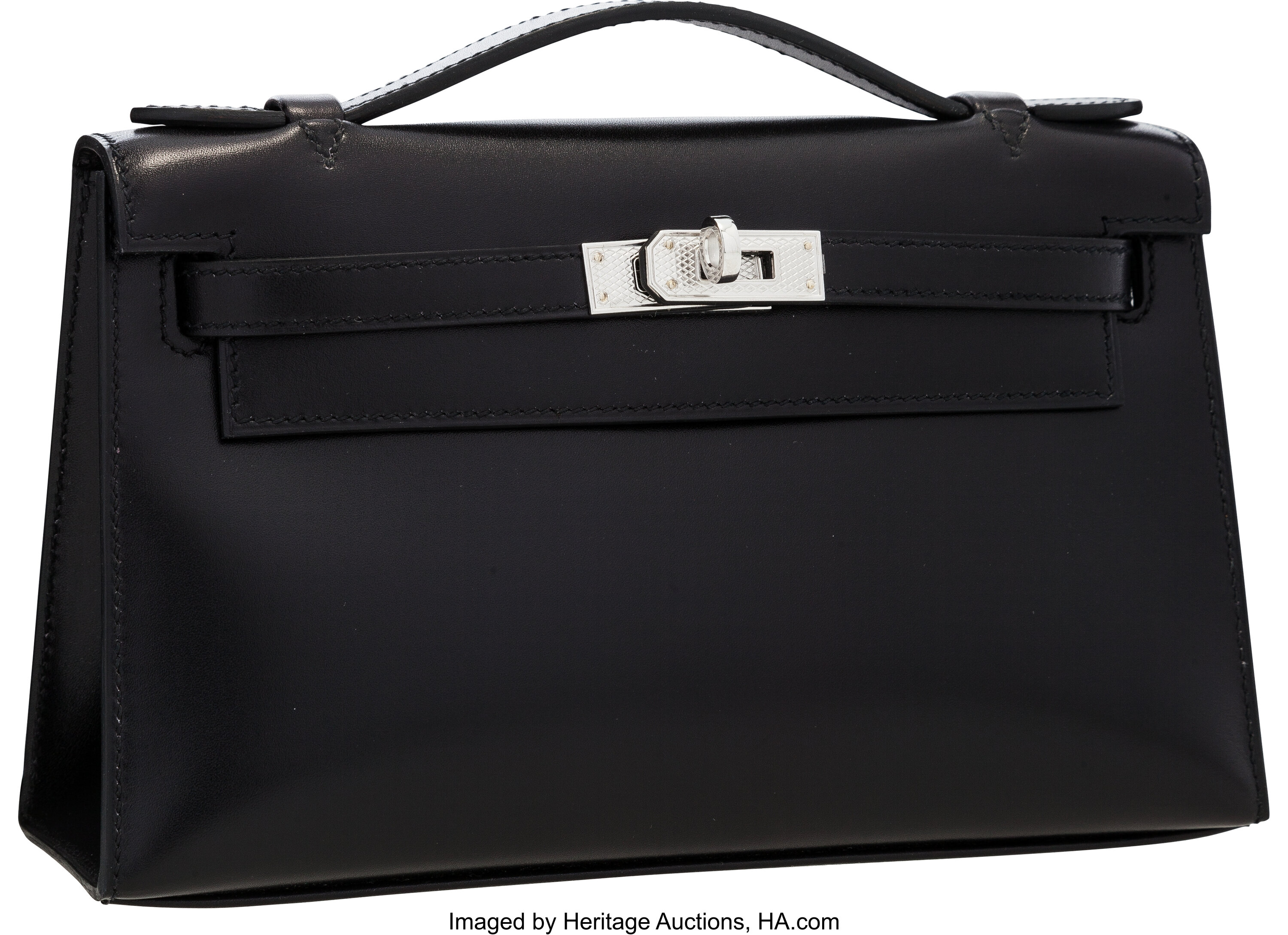 Hermes Cityslide Hobo Bag Black Calf Leather with Palladium Plated #OKKE-1  – Luxuy Vintage