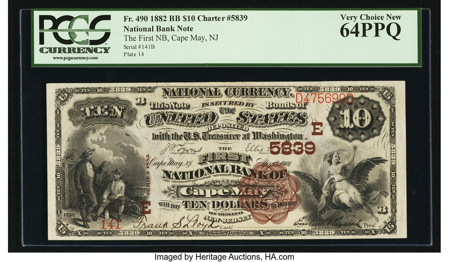 1929 Series $50 Federal Reserve National Bank Note Fine