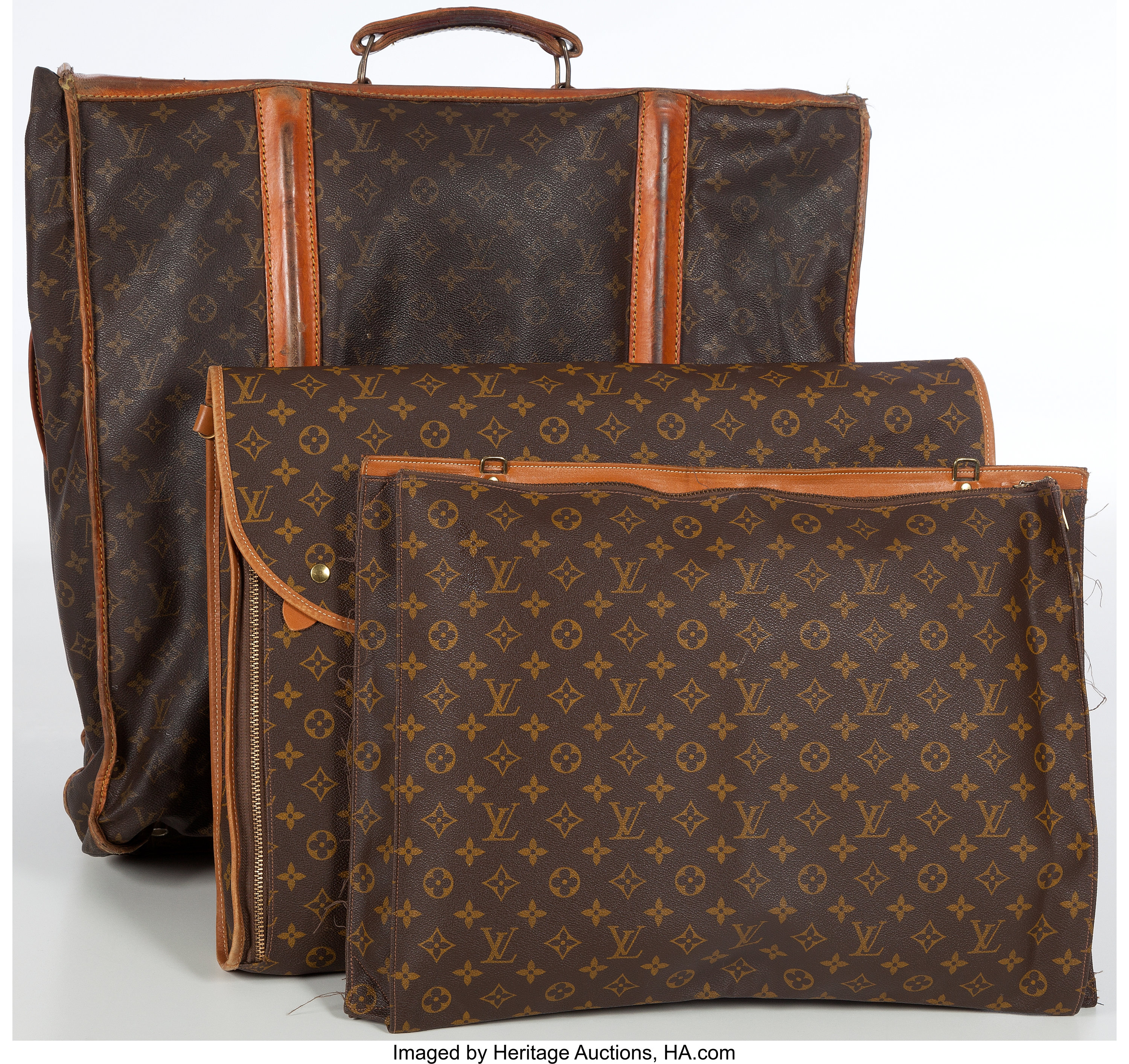 Sold at Auction: LOUIS VUITTON - Damier Garment Travel Bag