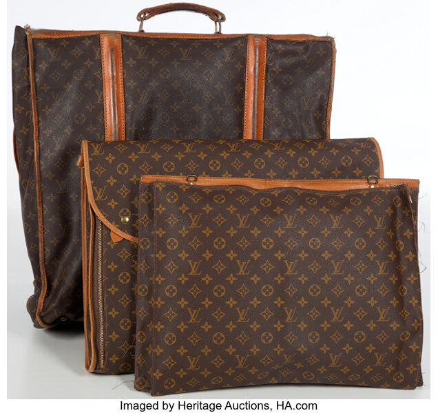 Sold at Auction: Three Louis Vuitton Monogram Garment Covers