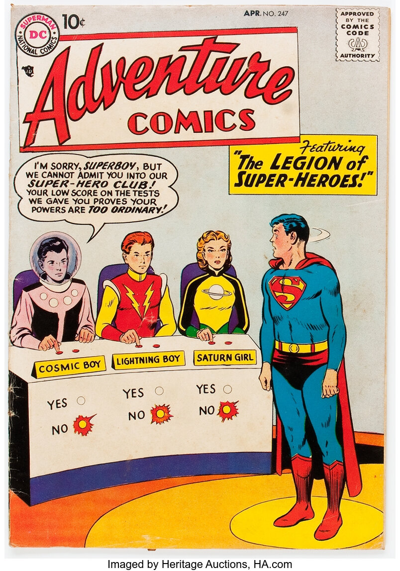 Adventure Comics #247 (DC, 1958) Condition: VG+.... Silver Age | Lot #11127  | Heritage Auctions