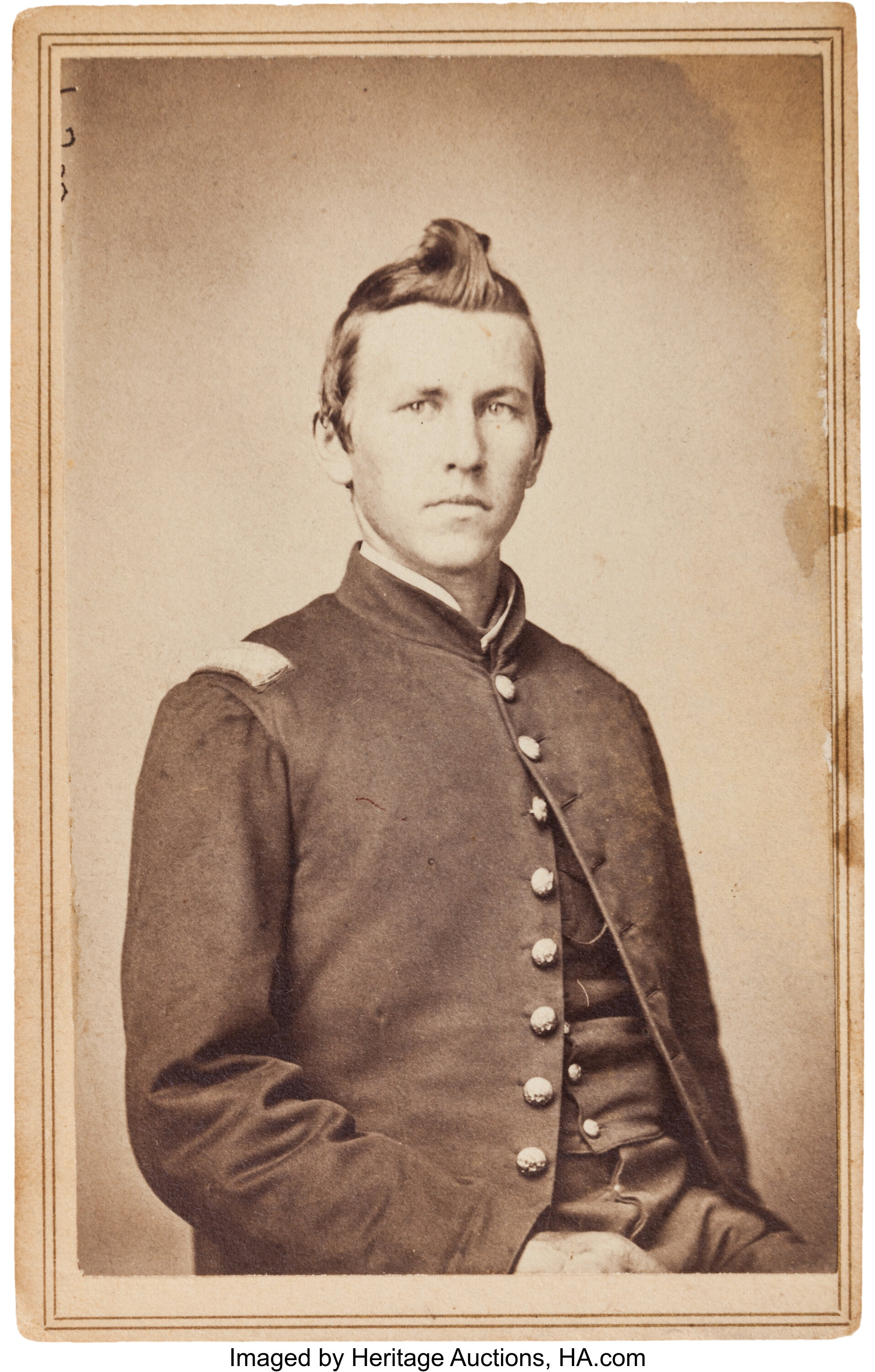 Civil War Carte de Visite of Lieutenant Colonel Jerome D. Davis, | Lot ...