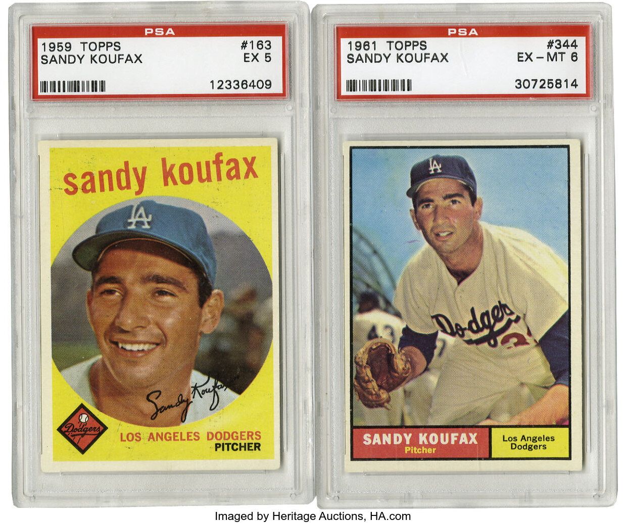 SGC 6 1959 Topps Sandy Koufax