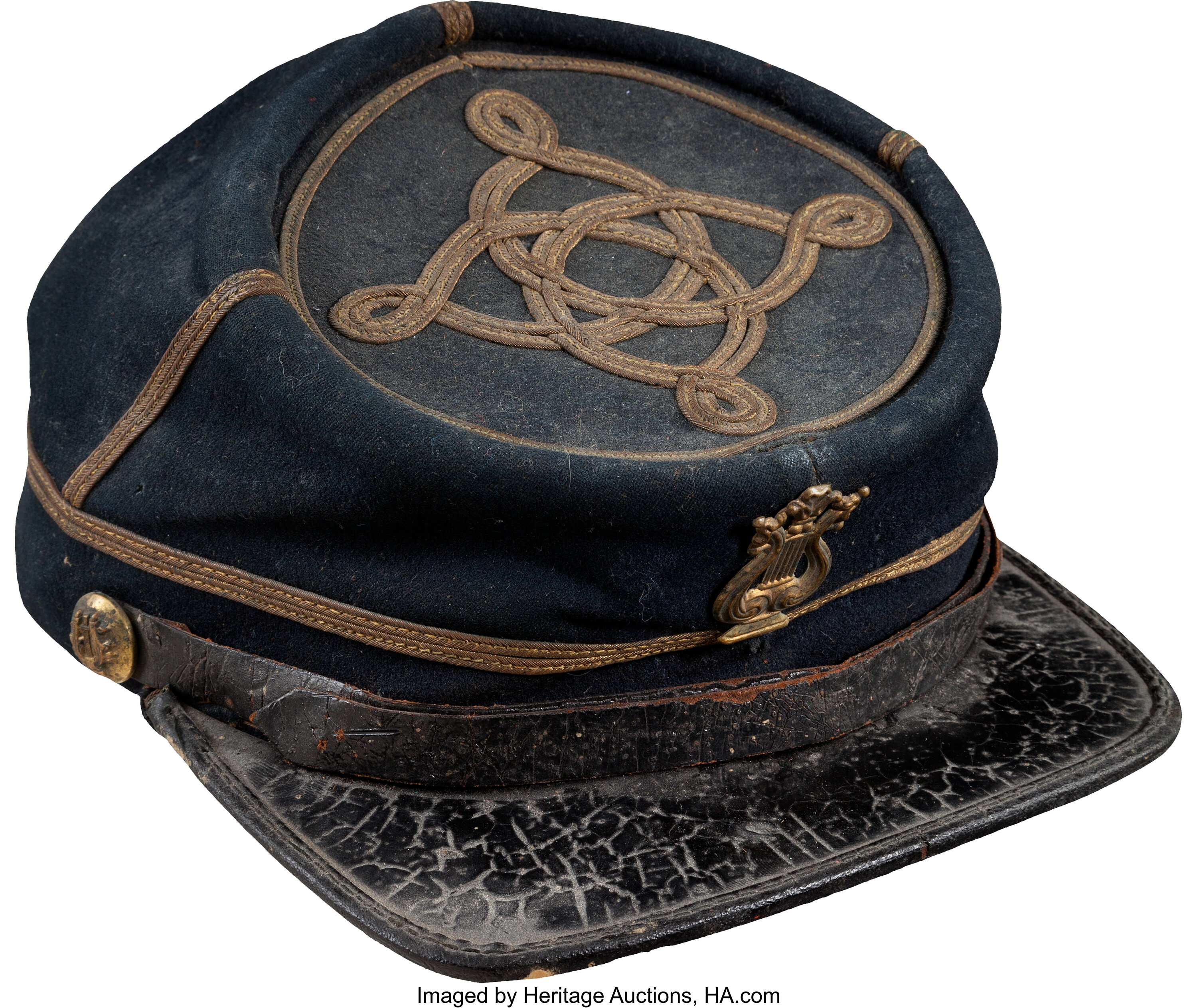 Civil War Era Chasseur Pattern Band Kepi Military Patriotic